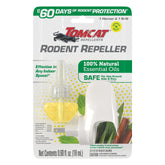 Tomcat Rodent Repeller warmer with cap insertion for quick indoor setup