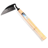 Tomerry Nejiri Gama with razor-sharp edge for precise weeding in tight garden beds.