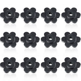Tondiamo garden flag stoppers in flower shape keep flags secure during windy days.