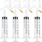 Tondiamo lamb feeding syringe with 60ml capacity and clear tube for gentle administration.