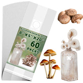 TonGass autoclavable mushroom bags with 8x5x20 dimensions for clean cultivation.