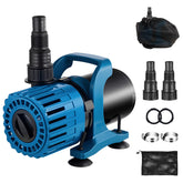 TONGCHANT 100W pond pump exterior view highlights durable housing for outdoor use.