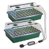TONYFUL seed starter tray with grow light setup for faster germination.