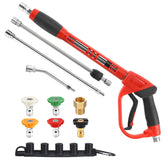 Tool Daily pressure washer gun with ergonomic grip and safety lock for comfortable handling.
