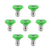 Tool Daily 25-degree green nozzle pack for precise outdoor cleaning at high pressure.