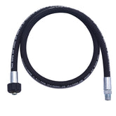 Tool Daily pressure washer whip hose with swivel for smooth reel mounting.