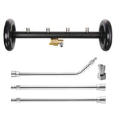 Tool Daily undercarriage washer attachment with 16-inch reach for efficient undercarriage cleaning.