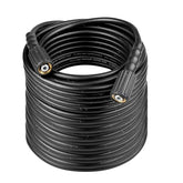 Toolcy pressure washer hose 50ft extended for wide cleaning reach.
