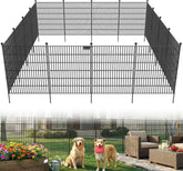 Toolterritary no-dig garden fence panel assembly shows quick DIY setup