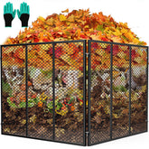 Top Xian large compost bin front view highlighting 172-gallon capacity for yard and kitchen waste.