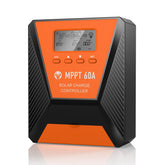 TOPBULL 60A MPPT controller front view illustrating compact installation