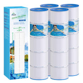 TOREAD pool filter 4x85 sq ft 4-pack improves water clarity and circulation