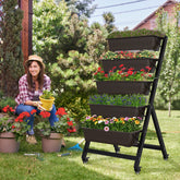 TOREVSIOR 5-tier vertical garden bed compact balcony growing