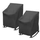 TORUTA 2-pack rocking chair cover protects patio furniture from rain and dust