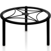 TOSKING heavy-duty plant stand with 9.1-inch round tray provides sturdy plant support.