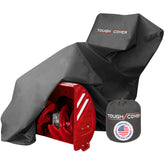 Tough Cover snow blower cover close-up of 600D fabric for durable protection.