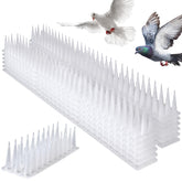 TOBWOLF bird spikes on a fence deter birds and prevent nest buildup.