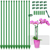 Toylin 15-inch fiberglass plant stake provides sturdy indoor/outdoor support.