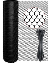 TOYPOPOR chicken wire fencing 16in x 15ft guarding garden beds and pets.