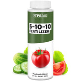 TPS NUTRIENTS 5-10-10 fertilizer bottle front shows product ready for use