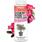 TPS NUTRIENTS Desert Rose Fertilizer bottle pour enhances bloom potential.