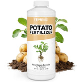TPS NUTRIENTS Potato Fertilizer bottle promotes balanced nutrition for potato plants.