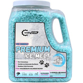 Trade Grade Pet-Friendly Ice Melt pellets ready to melt ice safely around walkways.