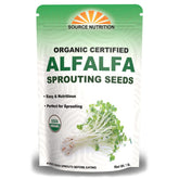 TradeKing alfalfa sprouting seeds in a seed bag, ideal for organic home sprouting