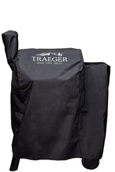 Traeger BAC503 full-length cover protects Pro 575 and Pro 22 from the elements.