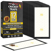 TRAP A PEST cricket traps indoor 12 traps set for quick cricket control