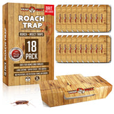 TRAP A PEST Roach Trap sticky 18-pack ready for fast, non-toxic pest control.
