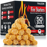 Trazon fatwood fire starter pack lights quick outdoor fires