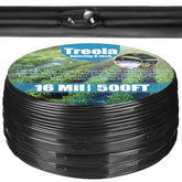 Treela drip tape 500ft 5/8in 6in spacing for uniform garden irrigation