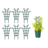 Trellis for potted plants provides sturdy support for climbing vines indoors.