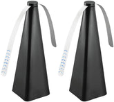Treva bug fan with holographic blades deters insects during outdoor use.
