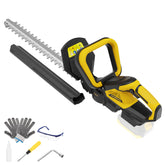 TREXEEN hedge trimmer with 22-inch dual-action blade for precise hedges