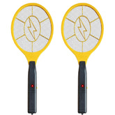 TRIDOK two-pack electric fly swatter ready for outdoor insect control