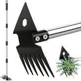TrigenTeels 2-in-1 weed-puller-tool for deep-rooted weed removal in compact spaces.