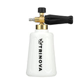 TriNova foam cannon wide neck ready for car washing and durability.