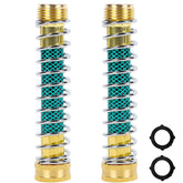 Triumpeek 2-pack garden hose extension adapters, 57-inch length for quick extensions.