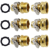 Triumpeek garden hose repair kit assembly for quick leak-free connection
