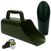 Trivolein garden soil scoop hand trowel for precise potting in tight spaces