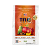 True Organic Fruit & Nut Food granules in a bag boost soil health.