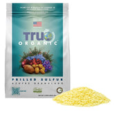 True Organic Prilled Sulfur bag-application improves soil pH for better nutrient uptake