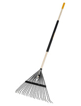True Temper 22-tine leaf rake head for efficient leaf and thatch removal