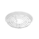 TRUEDAYS 8 inch clear plant saucer top view protects surfaces from drips