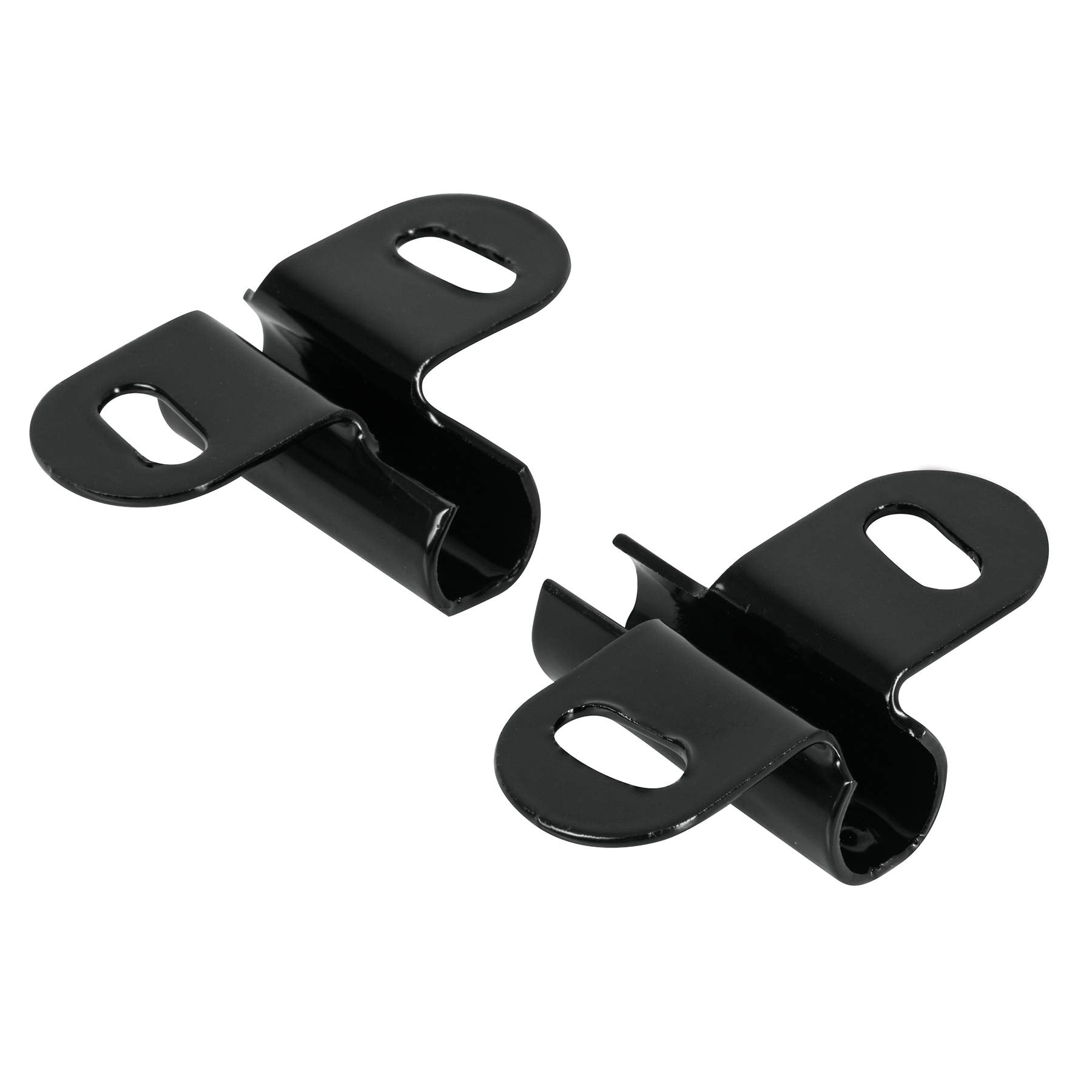 Truper axle bracket set for wheelbarrow assembly emphasizes rugged durability for tough tasks.