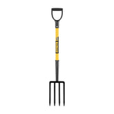 Truper TruPro spading fork with 4 tines and 30-inch handle offers efficient digging.