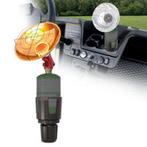 Truwild Upgraded Outdoor Propane Heater heat-control dial demonstrates precise heat tuning for golf carts.