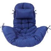 Tudomro egg chair cushion navy blue for versatile indoor-outdoor seating